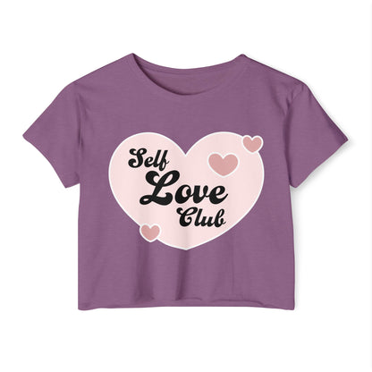 Self Love Club Crop Top