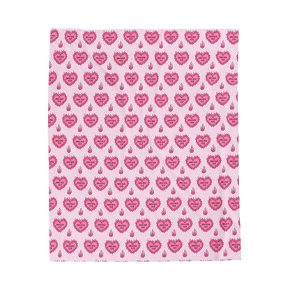Cozy Spicy Book Club Velveteen Plush Blanket